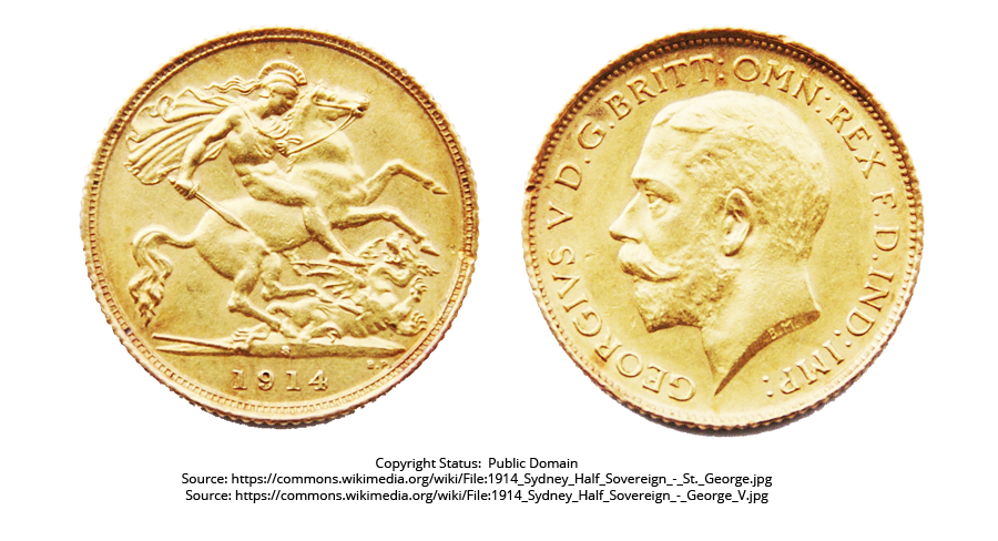 1/2 Gold Sovereign