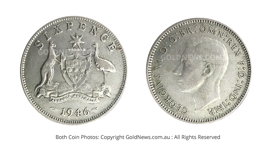 Sixpence (1910 to 1945)